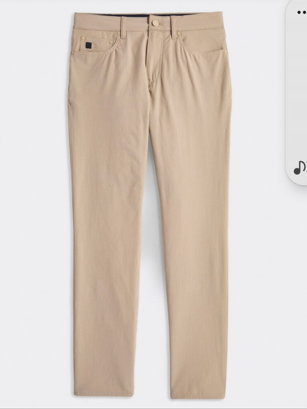 Vineyard Vines Slim Chinos in Light Khaki